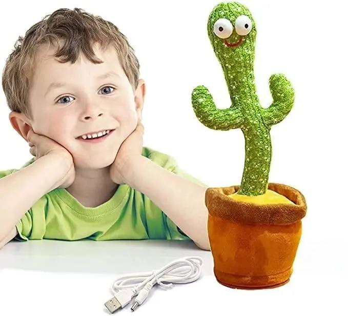 Dancing Cactus with Songs, Lights & Talking Feature